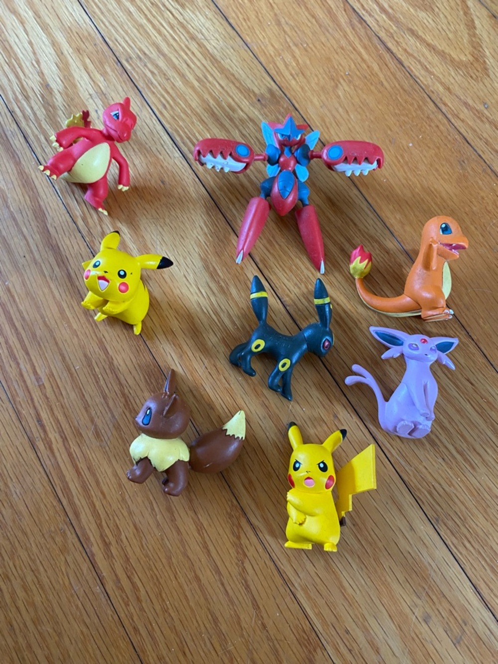 Mini Pokémon Set of 9 Collectable Tomy Nintendo Preowned
